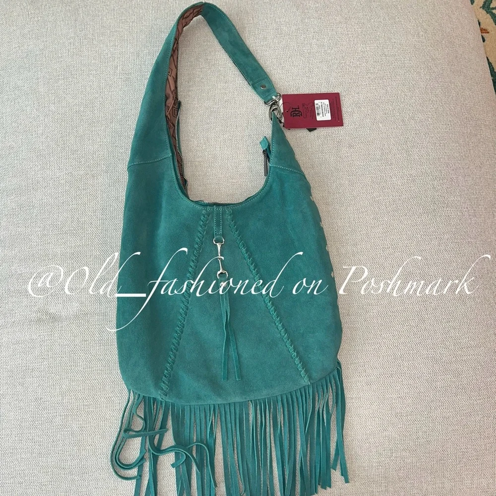 Suede Fringe Hobo Bag - Red Dirt Hat